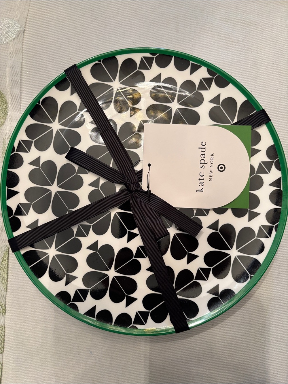 Kate Spade Limited Edition (Target) Set of 4 Melamine Dinner Plates